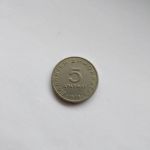 Монета Греция 5 драхм 1978