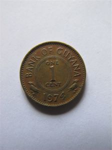 Гайана 1 цент 1974
