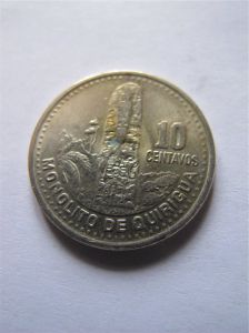 Гватемала 10 сентаво 1998