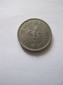 Монета Гонконг 1 доллар 1978