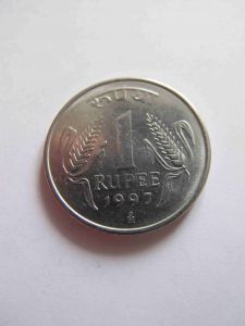 Индия 1 рупия 1997 M