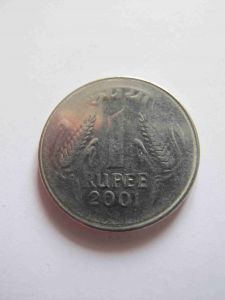 Индия 1 рупия 2001 H