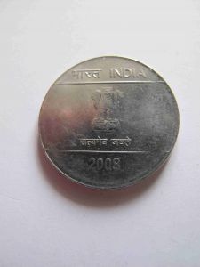 Индия 1 рупия 2008 N