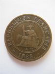 Монета Французский Индокитай 1 цен 1888