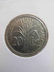 Французский Индокитай 20 центов 1941