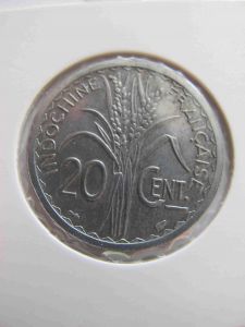 Французский Индокитай 20 центов 1945