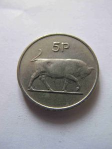 Ирландия 5 пенсов 1974