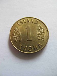 Исландия 1 крона 1970