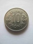 Монета Исландия 10 крон 1978