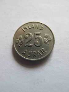 Исландия 25 эйре 1966