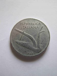 Италия 10 лир 1952