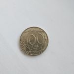 Монета Италия 100 лир 1999