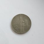 Монета Италия 2 лиры 1925