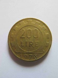 Италия 200 лир 1978