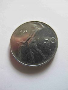 Италия 50 лир 1963