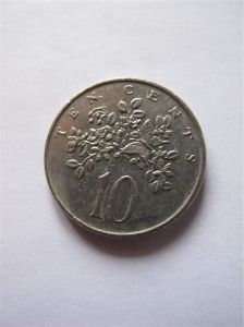 Ямайка 10 центов 1987