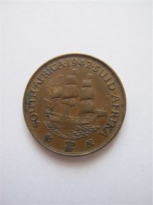 Южная Африка  1 пенни 1942