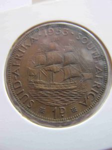 Южная Африка  1 пенни 1953