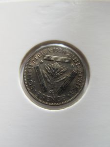 Южная Африка 3 пенса 1926 серебро