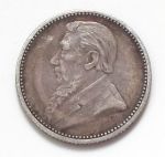 Монета Южная Африка - Трансвааль 6 пенсов 1894 Серебро