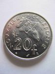 Монета Новая Каледония 20 франков 1967