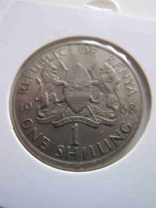 Кения  1 шиллинг 1968