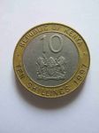 Монета Кения  10 шиллингов 1997