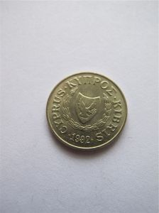 Кипр 2 цента 1992