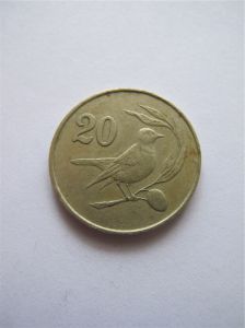 Кипр 20 центов 1983