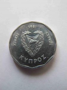 Кипр 5 мил 1981