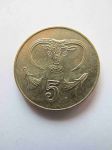 Монета Кипр 5 центов 2001 года