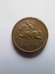 Монета Литва 10 центов 1991