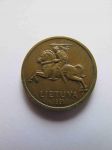 Монета Литва 20 центов 1991