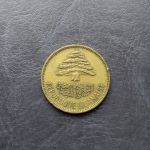 Монета Ливан 25 пиастров 1961
