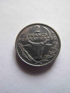 Мадагаскар 2 франка 1965