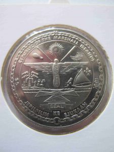 Маршалловы острова 5 долларов 1991 Шаттл