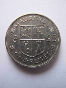 Маврикий 1 рупия 1993