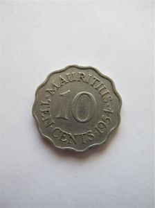 Маврикий 10 центов 1954