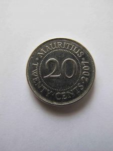 Маврикий 20 центов 2007