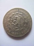 Монета Мексика 1 песо 1957 серебро