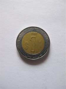 Мексика 1 песо 2000