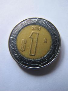Мексика 1 песо 2001