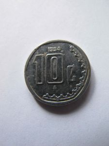 Мексика 10 сентаво 1994