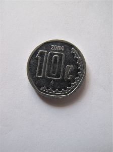 Мексика 10 сентаво 2004