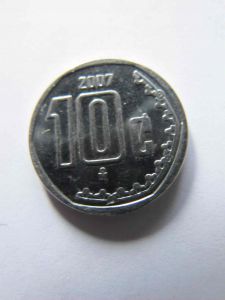 Мексика 10 сентаво 2007