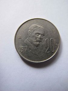 Мексика 20 сентаво 1977