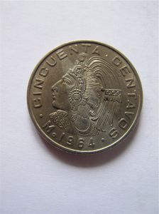 Мексика 50 сентаво 1964