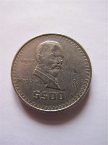 Мексика 500 песо 1989