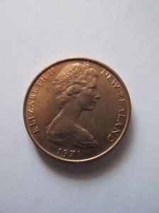 Новая Зеландия 2 цента 1971