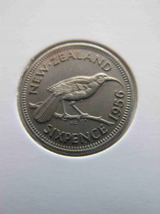 Новая Зеландия 6 пенсов 1956
